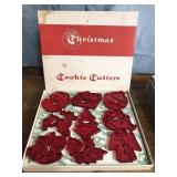 RARE vintage Christmas Cookie Cutter set w/ box