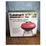 NEW Cuisinart 14 inch portable charcoal grill