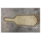 Vintage wood beas car seat cover