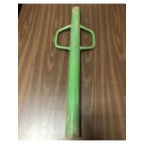 30" tall vintage fence post tamper