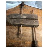 Antique wood Jorgensen clamp