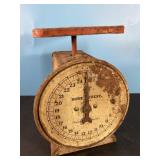 Vintage Home Crest scale, 9" tall