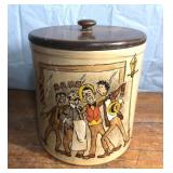 Vintage Roseville Barbershop quartet cookie jar