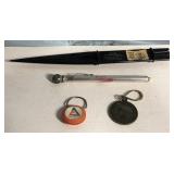 Farm advertisement keychains and more