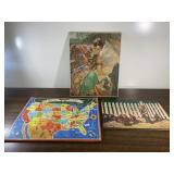 Vintage Cardboard Jigsaw Puzzles