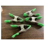 Four 6" clamps