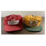 Vintage Dekalb mesh back snap back hat embroidered