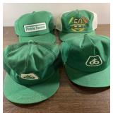 Vintage embroidered patch farm hats