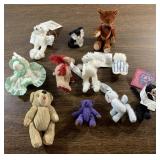 2-1/2 to 4" plush animals