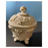 Mid Century Modern Jeanette PINK milk glass