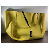 NEW w/ Tag reversible black and yellow purse