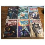 Twisted Tales and Fright Night comics