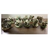 4" tall elephants. So cute!