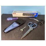 3 Hole Punched, 2 Scissors, Mini Wrench, & more