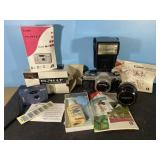 Vintage Canon AE-1, Elph & accessories