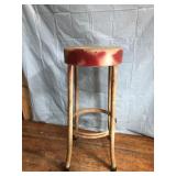 Vintage metal bar stool-24" tall