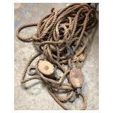 Rope and blocks