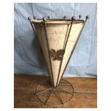 Mid Century Mod atomic umbrella holder 16" tall