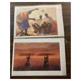 2 prints by Tony Hudson-8 1/2 x 6 1/2"