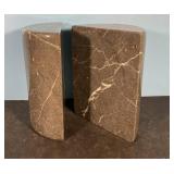Vintage Marble Book ends