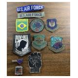 Military patches & pins-Air Force, MIA more