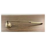Vintage brass candle snuffer