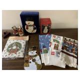 Christmas towels, potholder, decor and more