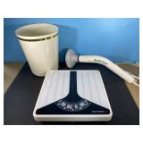 Scale, Trash Can, & Electric Massager- Tested &