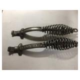 Antique Atlantic Pot Belly Stove burner removers