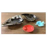 Mid century modern ashtrays