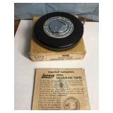 Vintage Lufkin chrome clad anchor steel tape C21