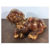 Cute vintage laying down puppy piece-7" across