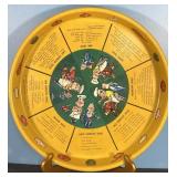 Mid Century Modern Masonware BBQ Recipe bar tray