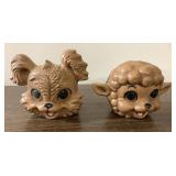 Vintage ceramic Twin Winton wall pockets Calif USA