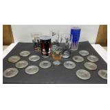 Vintage Presto glass canning jar lids, 1964 New