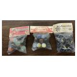 EXTREMELY RARE SEALED ANTIQUE marble packages-