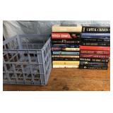 Crate of hardback novels-Sue Grafton, Patricia