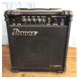 Ibanez SW20 Soundwave Bass Guitar amp-turns on