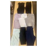 Dress Pants, 3 Colored Jeans, Leggings, and 1