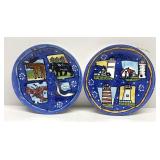 ADORABLE Maine LIghthouse & more plates