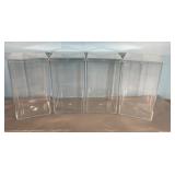 7"x4" plastic display boxes