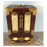 BEAUTIFUL rare antique jewelry box intricate