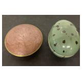 Vintage Sold Brass India trinket dish Foundry