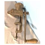 Antique Universal counter meat grinder