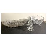 Vintage lead crystal Christmas Tree & more