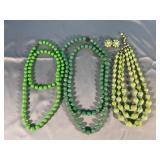 Vintage jewelry-clip on earrings and necklaces