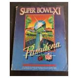 1977 Super Bowl XI Pasadena Official Program