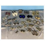 Vintage lot of earrings-mostly clip on