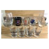 Vintage shotglasses-Playboy, Jack Daniels, Chicago