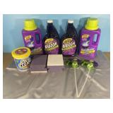 Kaboom Cleaner, Sponges, & Oxi Clean Stain